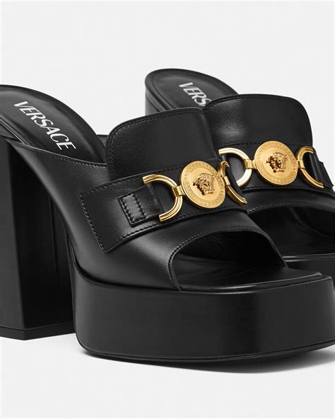 versace medusa slides cheap|Versace platform medusa.